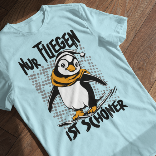 Lustiges Pinguin Bundle - Plotterdatei Skifahren Fallschirmspringen