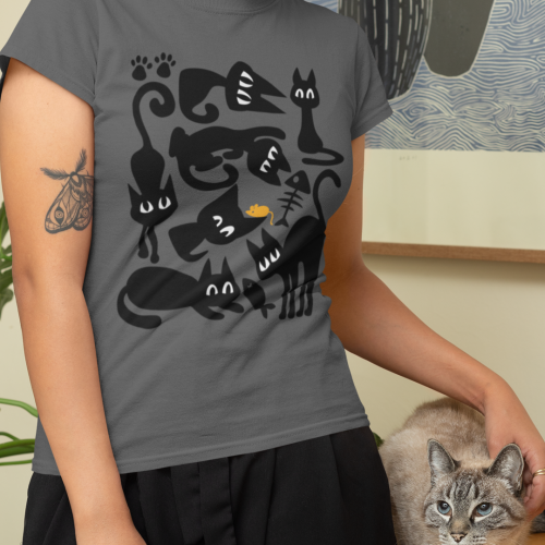 Cats allover the Place - Plotterdatei