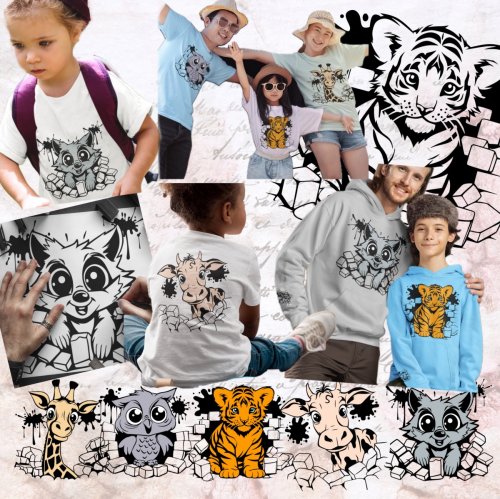 Kleine Tierbabys Bundle- Plotterdatei