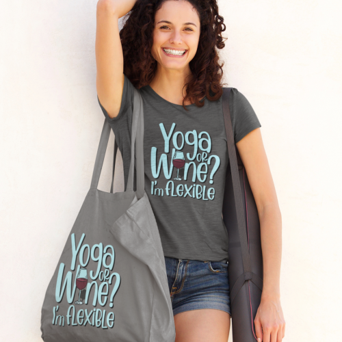 Yoga or Wine? I'm flexible - Plotterdatei