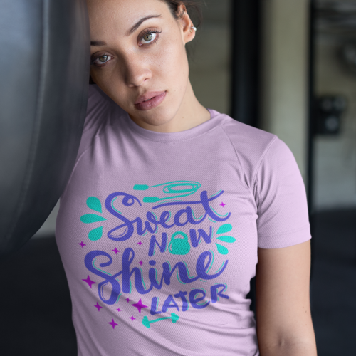 Sweat now shine later - Plotterdatei