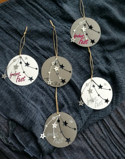 Weihnachtskugel mit Cutouts - Plotterdatei
