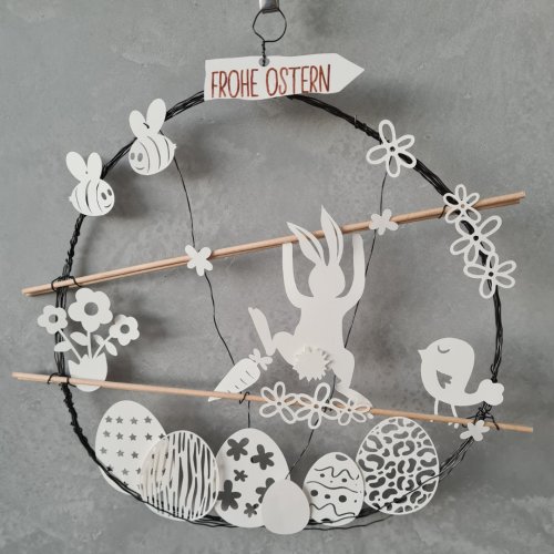 Frohe Ostern Osterhase - Plotterdatei