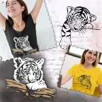 Kleiner müder Tiger Bundle - Plotterdatei