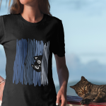 Katze im Versteck - Plotterdatei