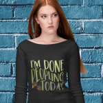 I am done peopling today -Plottdatei