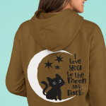 I love you to the Moon and back - Plotterdatei