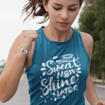 Sweat now shine later - Plotterdatei