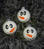 Weihnachtskugeln, Schneemann, Flocke und Co. -Plotterdatei