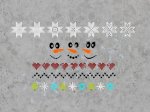 Weihnachtskugeln, Schneemann, Flocke und Co. -Plotterdatei