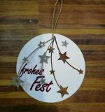 Weihnachtskugel mit Cutouts - Plotterdatei